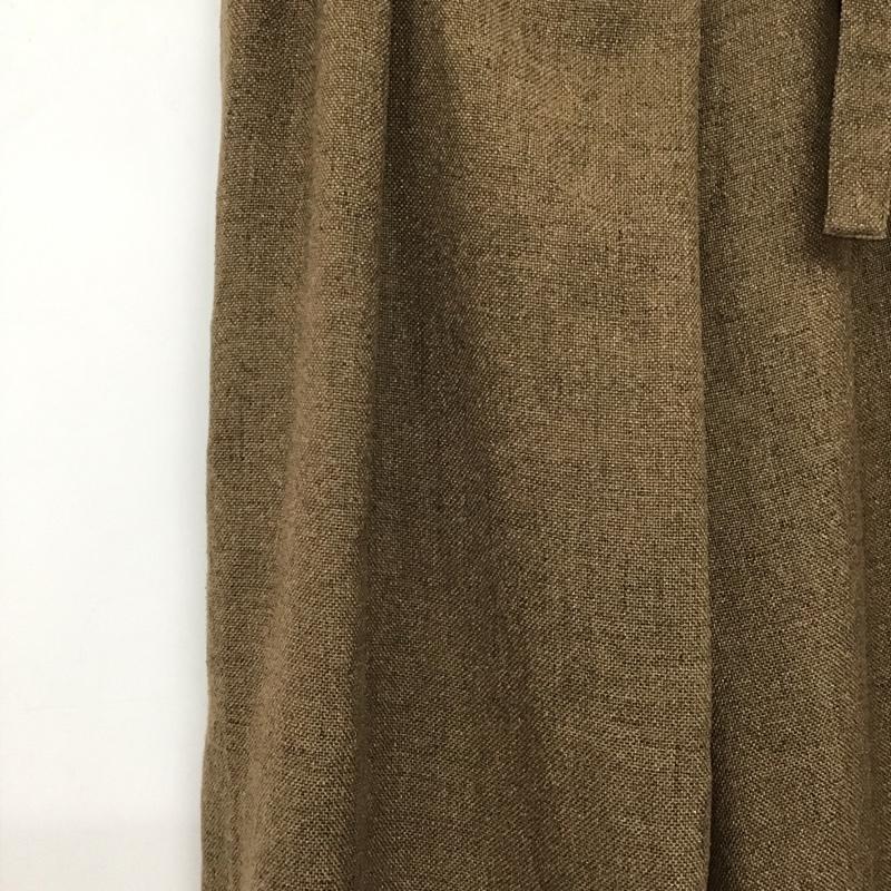 ムルーア MURUA パンツ ワークパンツ、ペインターパンツ 012020701001 フリンジワイドパンツ S 無地 茶 / ブラウン / brown レディース USED 古着 中古 10159407