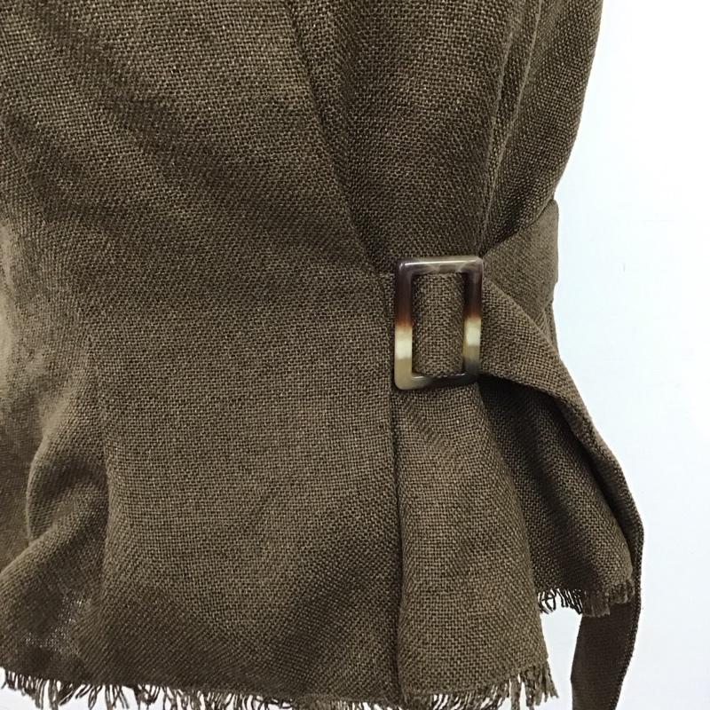 ムルーア MURUA タンクトップ タンクトップ 012020402201 フリンジビスチェコンビトップス FREE 無地 茶 / ブラウン / brown レディース USED 古着 中古 10159409