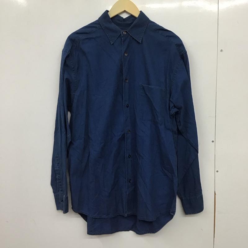 バナナリパブリック BANANA REPUBLIC シャツ、ブラウス 長袖 長袖シャツ カジュアルシャツ M 総柄 紺 / ネイビー / navy メンズ USED 古着 中古 10159414