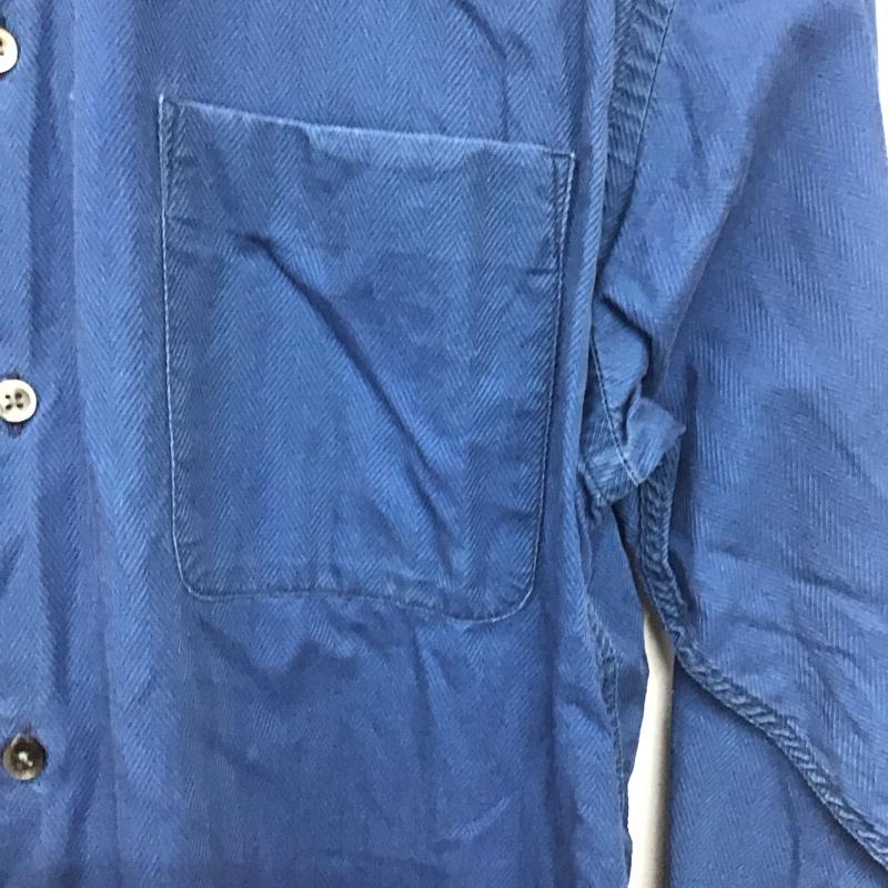 バナナリパブリック BANANA REPUBLIC シャツ、ブラウス 長袖 長袖シャツ カジュアルシャツ M 総柄 紺 / ネイビー / navy メンズ USED 古着 中古 10159414