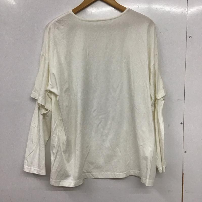 ティティベイト titivate Tシャツ 長袖 FREE 無地 白 / ホワイト / white レディース USED 古着 中古 10159417