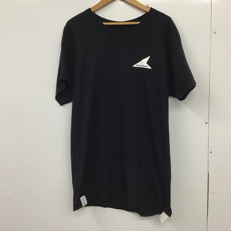 ディセンダント DESCENDANT Tシャツ 半袖 半袖カットソー プリントTシャツ クルーネックカットソー 3 プリント ダークグレー / ダークグレー / メンズ USED 古着 中古 10159421