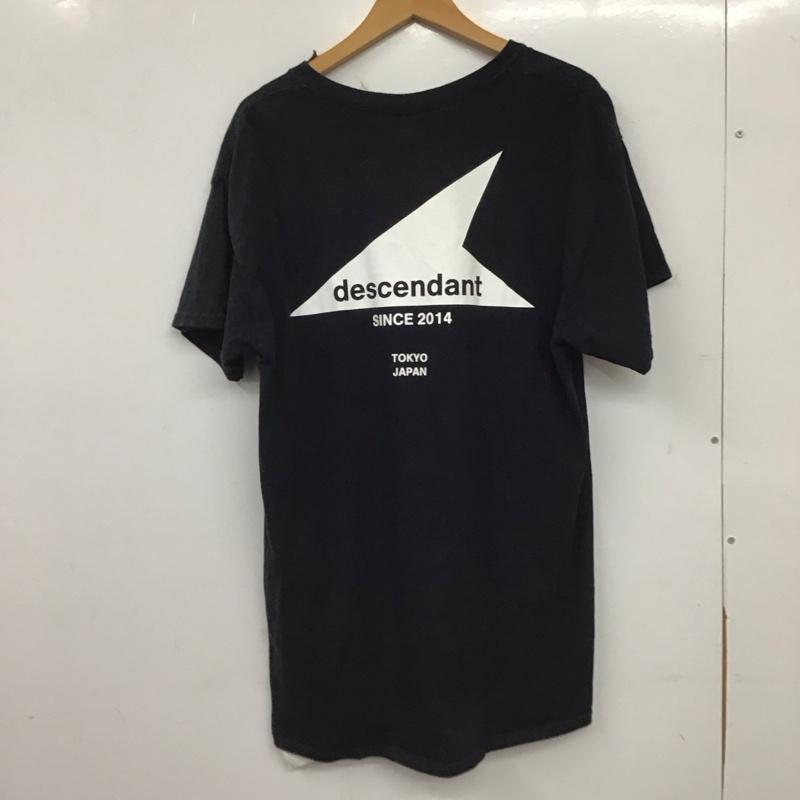 ディセンダント DESCENDANT Tシャツ 半袖 半袖カットソー プリントTシャツ クルーネックカットソー 3 プリント ダークグレー / ダークグレー / メンズ USED 古着 中古 10159421
