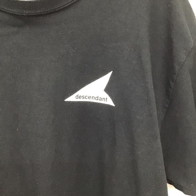 ディセンダント DESCENDANT Tシャツ 半袖 半袖カットソー プリントTシャツ クルーネックカットソー 3 プリント ダークグレー / ダークグレー / メンズ USED 古着 中古 10159421