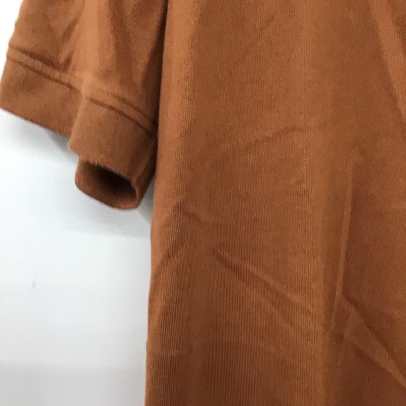 チャンピオン Champion ポロシャツ 半袖 ポロシャツ 半袖カットソー XL ロゴ、文字 茶 / ブラウン / brown メンズ USED 古着 中古 10159424