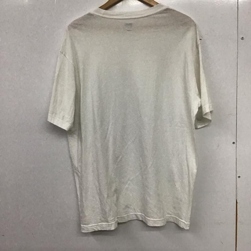 ヒューマンメード HUMAN MADE Tシャツ 半袖 半袖カットソー プリントTシャツ クルーネックカットソー L ロゴ、文字 白 / ホワイト / white メンズ USED 古着 中古 10159425