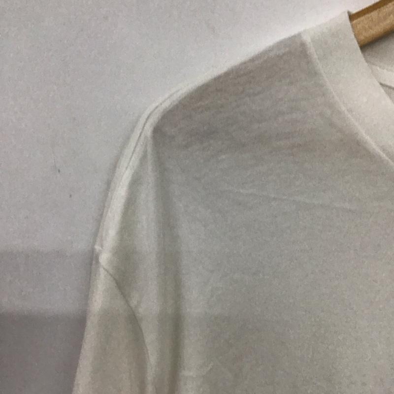 ヒューマンメード HUMAN MADE Tシャツ 半袖 半袖カットソー プリントTシャツ クルーネックカットソー L ロゴ、文字 白 / ホワイト / white メンズ USED 古着 中古 10159425