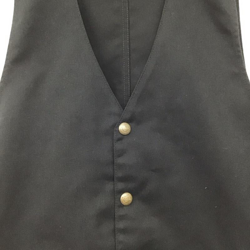 クーティー COOTIE ベスト ベスト ベスト フロントボタン ノースリーブ L 無地 紺 / ネイビー / navy メンズ USED 古着 中古 10159431