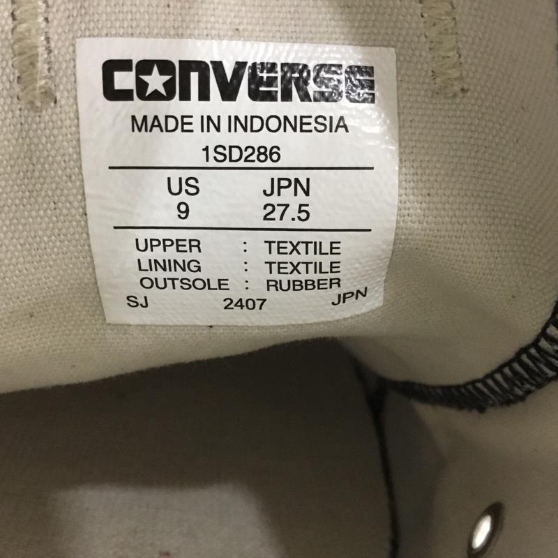 コンバース CONVERSE スニーカー スニーカー 1SD286 ALL STAR US OX 27.5cm 27.5cm ロゴ、文字 黒 / ブラック / black メンズ USED 古着 中古 10159432