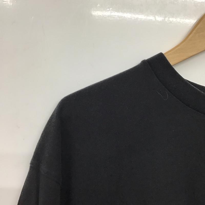 ステューシー STUSSY Tシャツ 半袖 半袖カットソー プリントTシャツ クルーネックカットソー L ロゴ、文字 ダークグレー / ダークグレー / メンズ USED 古着 中古 10159437