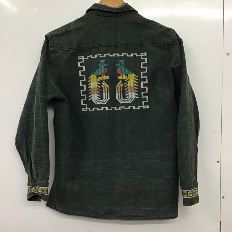 古着 USED シャツ、ブラウス 長袖 長袖シャツ 刺繍シャツ カラーシャツ 刺繍 マルチカラー / マルチカラー / multicolor メンズ USED 古着 中古 10159438