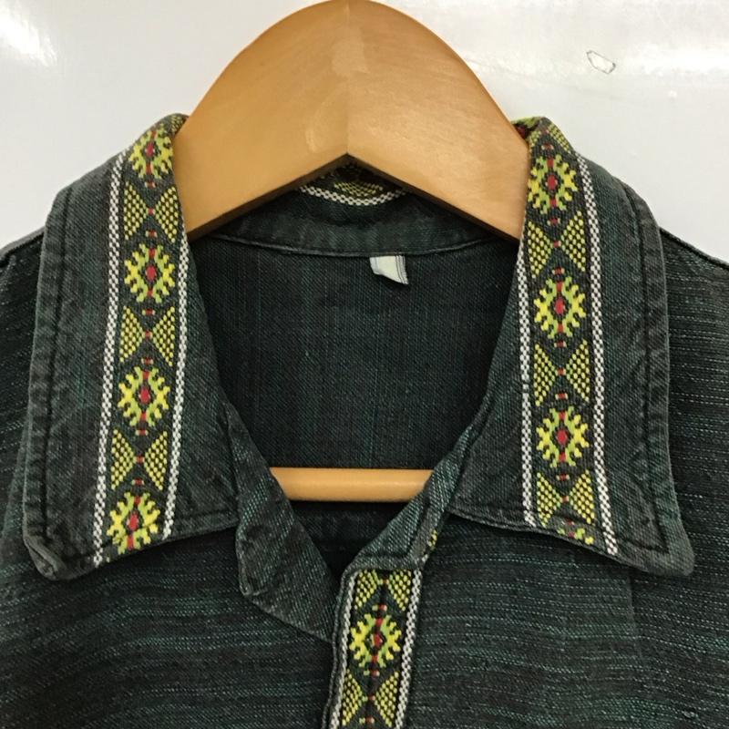 古着 USED シャツ、ブラウス 長袖 長袖シャツ 刺繍シャツ カラーシャツ 刺繍 マルチカラー / マルチカラー / multicolor メンズ USED 古着 中古 10159438