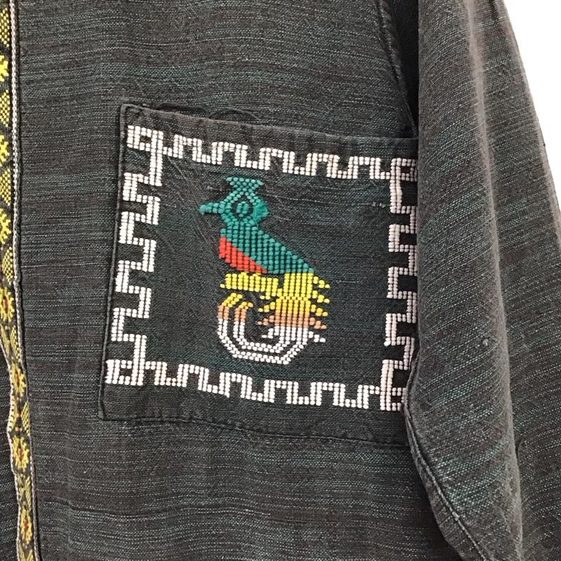 古着 USED シャツ、ブラウス 長袖 長袖シャツ 刺繍シャツ カラーシャツ 刺繍 マルチカラー / マルチカラー / multicolor メンズ USED 古着 中古 10159438