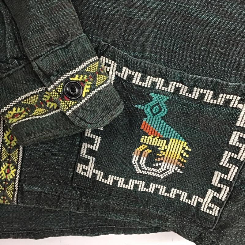 古着 USED シャツ、ブラウス 長袖 長袖シャツ 刺繍シャツ カラーシャツ 刺繍 マルチカラー / マルチカラー / multicolor メンズ USED 古着 中古 10159438