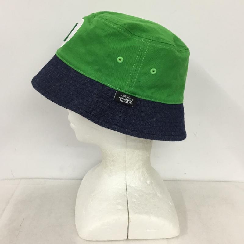 古着 USED 帽子 ハット リバーシブル バケットハット マリオ ルイージ ロゴ、文字 赤 / レッド / red X 緑 / グリーン / green X 紺 / ネイビー / navy メンズ USED 古着 中古 10159439