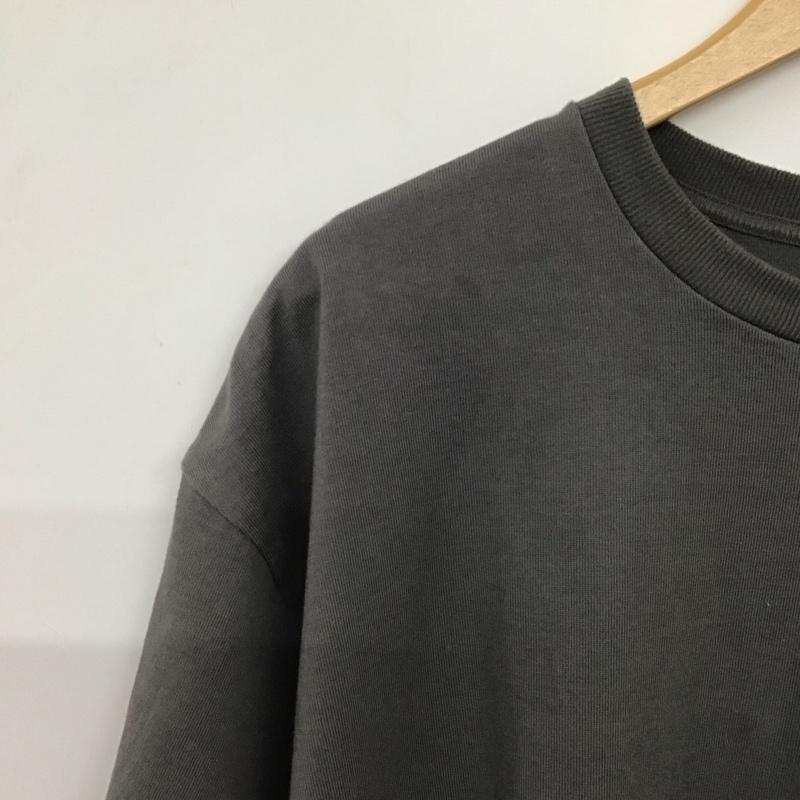 グラフペーパー Graphpaper Tシャツ 半袖 半袖カットソー 無地Tシャツ クルーネックカットソー 1 無地 ダークグレー / ダークグレー / メンズ USED 古着 中古 10159440