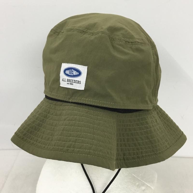 チャレンジャー CHALLENGER 帽子 ハット BEACH HAT ロゴ、文字 カーキ / カーキ / khaki メンズ USED 古着 中古 10159441