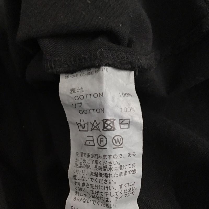 ダイリク DAIRIKU Tシャツ 長袖 長袖カットソー 刺繍カットソー クルーネック FREE 刺繍 X ダメージ加工 黒 / ブラック / black メンズ USED 古着 中古 10159442