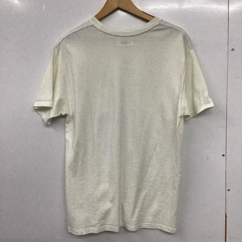 ハリウッドランチマーケット H.R MARKET Tシャツ 半袖 半袖カットソー プリントTシャツ クルーネックカットソー 1 ロゴ、文字 アイボリー / アイボリー / メンズ USED 古着 中古 10159443