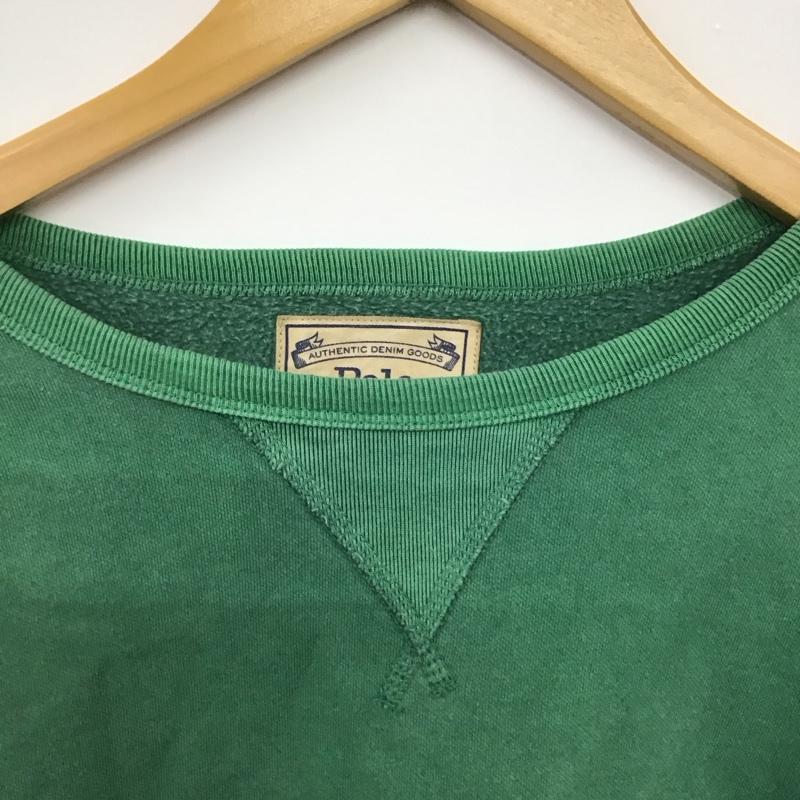 ポロラルフローレン POLO RALPH LAUREN トレーナー 長袖 長袖トレーナー スウェット クルーネック プルオーバー L ロゴ、文字 緑 / グリーン / green メンズ USED 古着 中古 10159447
