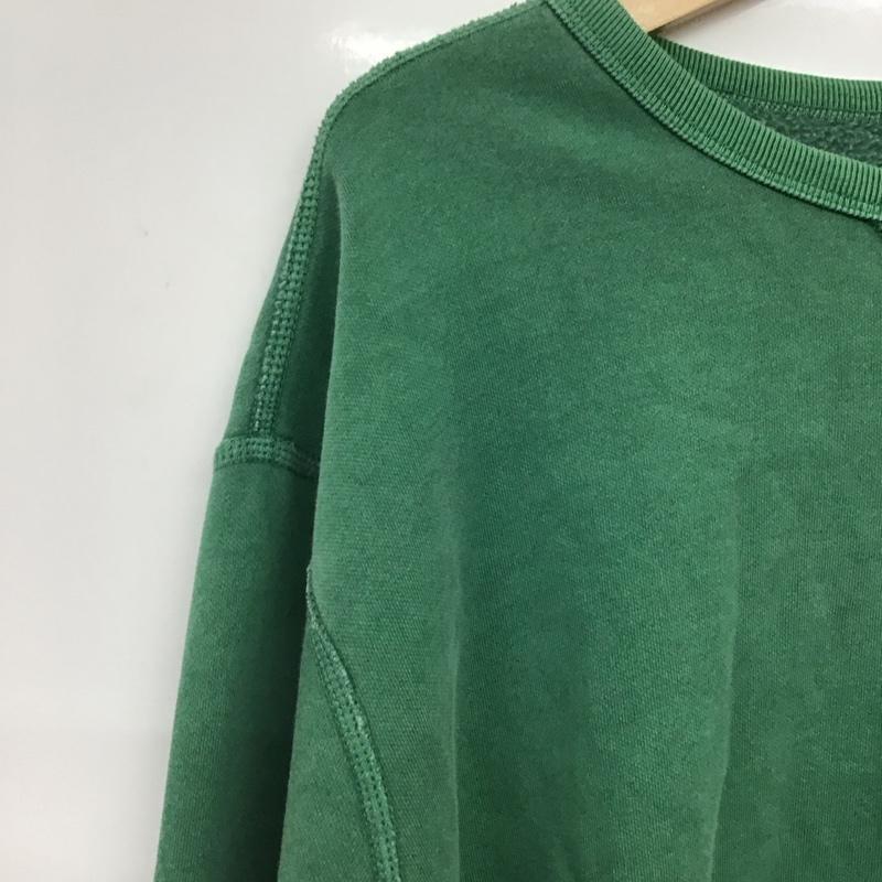 ポロラルフローレン POLO RALPH LAUREN トレーナー 長袖 長袖トレーナー スウェット クルーネック プルオーバー L ロゴ、文字 緑 / グリーン / green メンズ USED 古着 中古 10159447