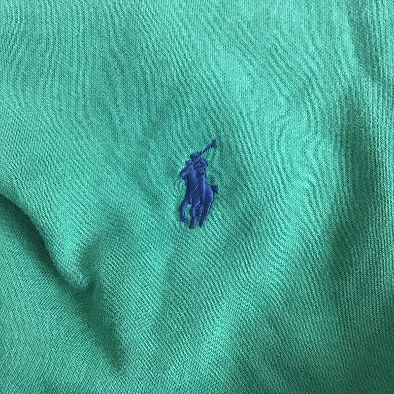 ポロラルフローレン POLO RALPH LAUREN トレーナー 長袖 長袖トレーナー スウェット クルーネック プルオーバー L ロゴ、文字 緑 / グリーン / green メンズ USED 古着 中古 10159447