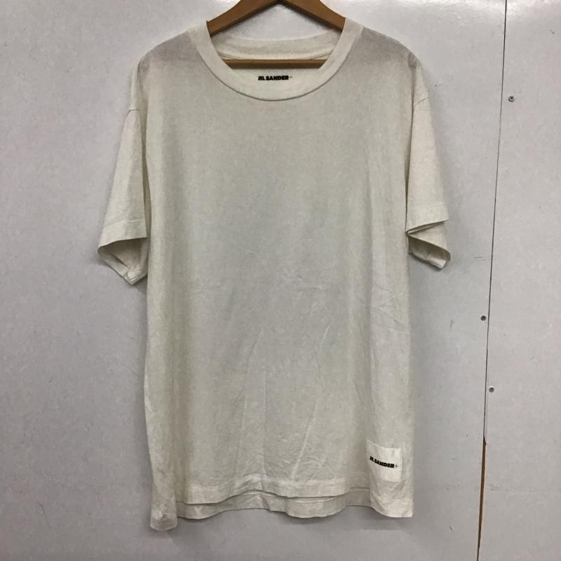ジルサンダー JIL SANDER Tシャツ 半袖 半袖カットソー プリントTシャツ クルーネックカットソー XL 無地 白 / ホワイト / white メンズ USED 古着 中古 10159450