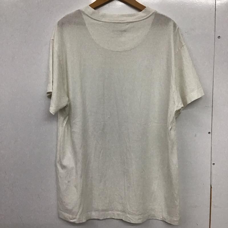 ジルサンダー JIL SANDER Tシャツ 半袖 半袖カットソー プリントTシャツ クルーネックカットソー XL 無地 白 / ホワイト / white メンズ USED 古着 中古 10159450