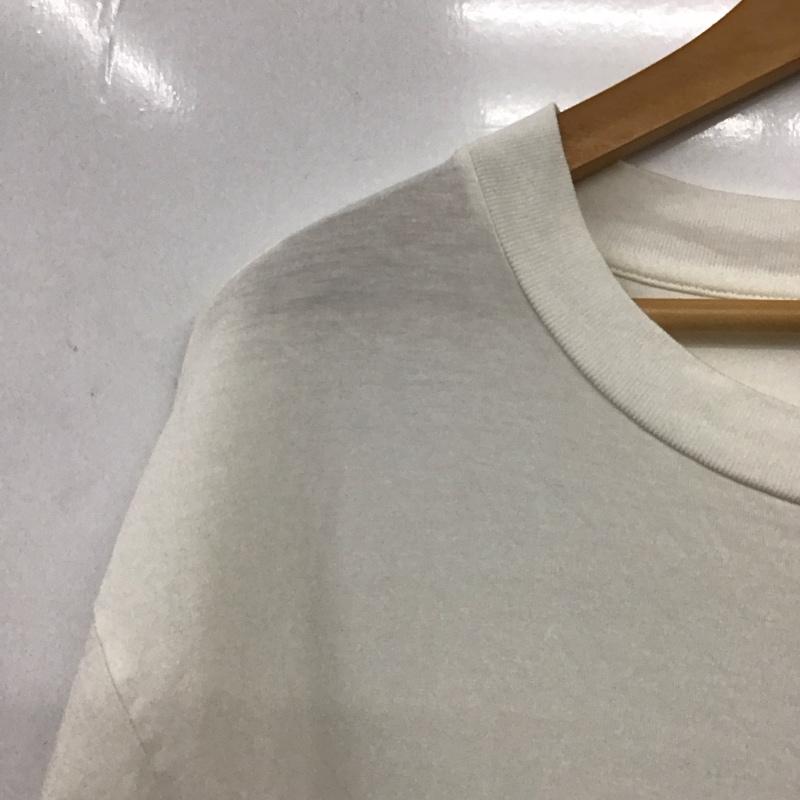 ジルサンダー JIL SANDER Tシャツ 半袖 半袖カットソー プリントTシャツ クルーネックカットソー XL 無地 白 / ホワイト / white メンズ USED 古着 中古 10159450