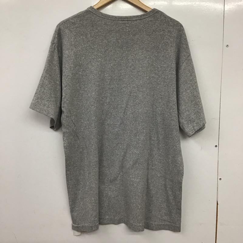 テンダーロイン TENDERLOIN Tシャツ 半袖 半袖カットソー プリントTシャツ クルーネックカットソー L ロゴ、文字 灰 / グレー / gray メンズ USED 古着 中古 10159452