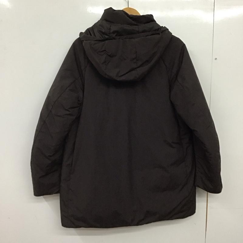 ユニクロ UNIQLO コート ダウンコート 211-460924 ハイブリッドダウンコート M 無地 ダークブラウン / ダークブラウン / レディース USED 古着 中古 10159459