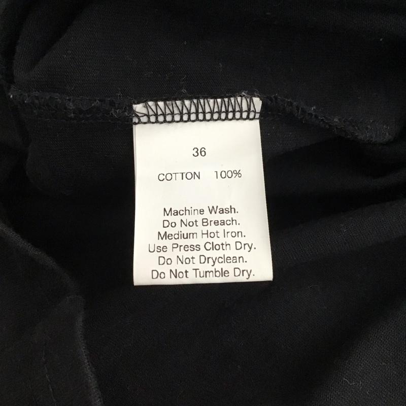 古着 USED Tシャツ 半袖 半袖カットソー プリントTシャツ クルーネックカットソー 36 無地 黒 / ブラック / black メンズ USED 古着 中古 10159462