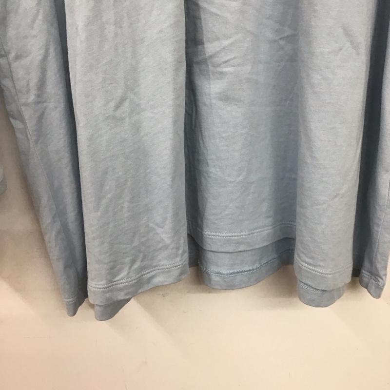 フリークスストア FREAK S STORE カットソー 長袖 213-3255 フリルカットソー ビッグカラー FREE 無地 水色 / ライトブルー / レディース USED 古着 中古 10159463