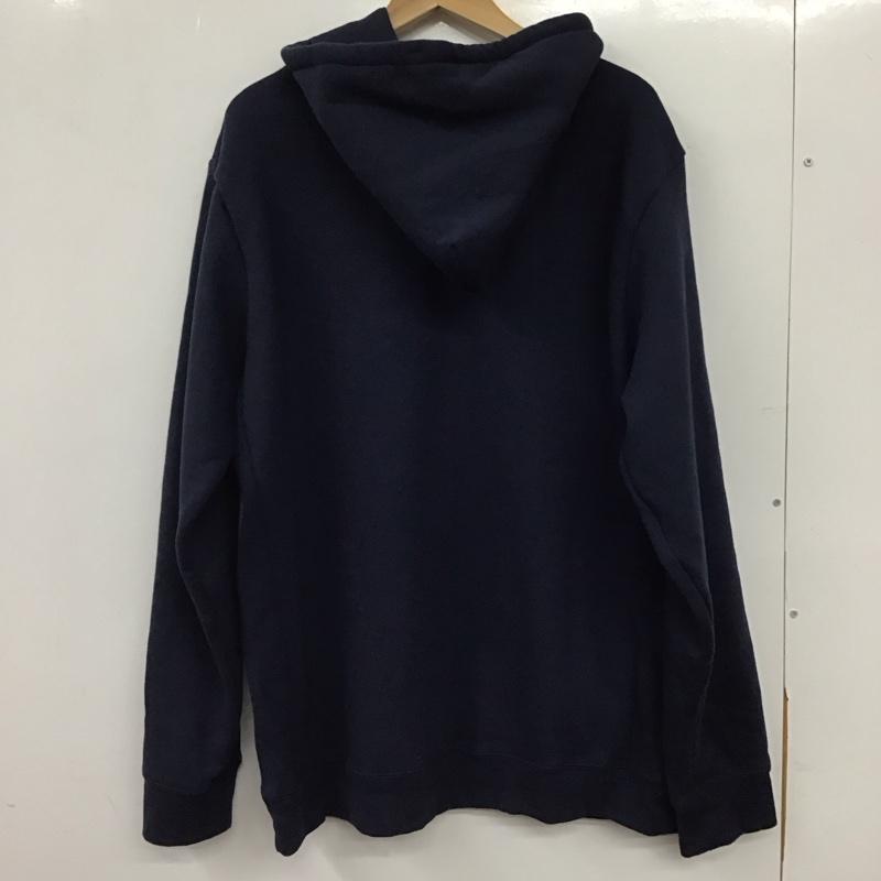 パタゴニア patagonia パーカー 長袖 長袖パーカー プルオーバーパーカー スウェット XL ロゴ、文字 紺 / ネイビー / navy メンズ USED 古着 中古 10159465