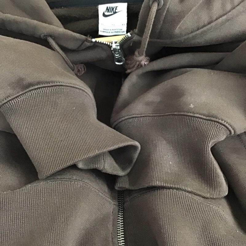 ナイキ NIKE パーカー 長袖 fj9175-261 StoneWashedFleeceZipHoodie XL ロゴ、文字 茶 / ブラウン / brown メンズ USED 古着 中古 10159466