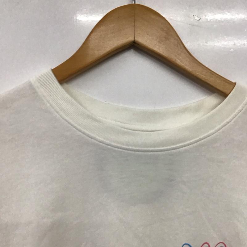 バロー BARROW Tシャツ 半袖 半袖カットソー プリントTシャツ クルーネックカットソー L ロゴ、文字 白 / ホワイト / white メンズ USED 古着 中古 10159468