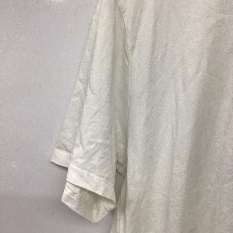 バロー BARROW Tシャツ 半袖 半袖カットソー プリントTシャツ クルーネックカットソー L ロゴ、文字 白 / ホワイト / white メンズ USED 古着 中古 10159468