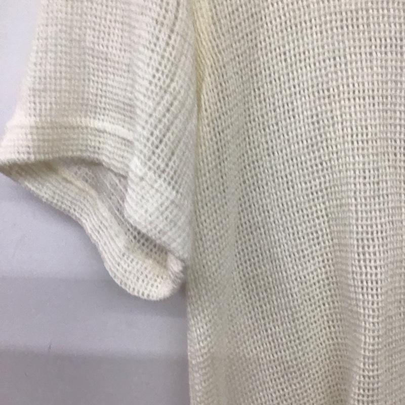 ザラ ZARA シャツ、ブラウス 半袖 半袖シャツ 無地シャツ M 無地 アイボリー / アイボリー / メンズ USED 古着 中古 10159471