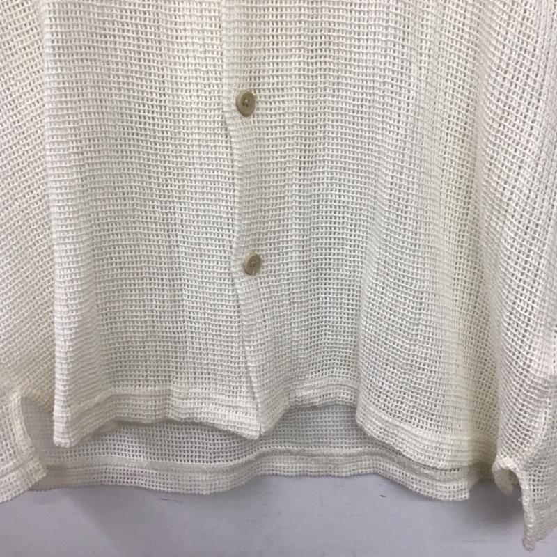 ザラ ZARA シャツ、ブラウス 半袖 半袖シャツ 無地シャツ M 無地 アイボリー / アイボリー / メンズ USED 古着 中古 10159471