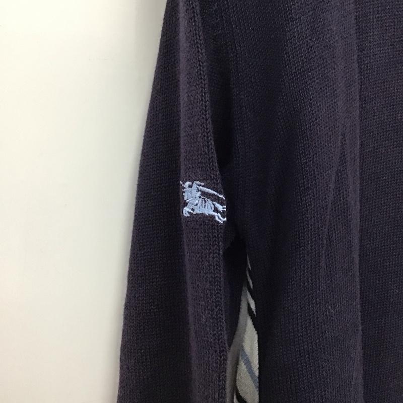 バーバリーブラックレーベル BURBERRY BLACK LABEL ニット、セーター 長袖 ジップアップニットジャケット 長袖ニットジャケット 2 プリント マルチカラー / マルチカラー / multicolor メンズ USED 古着 中古 10159472