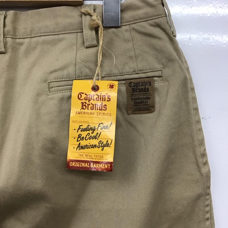 キャプテンサンタ CAPTAINSANTA パンツ ショートパンツ XL ロゴ、文字 ベージュ / ベージュ / beige メンズ USED 古着 中古 10159476