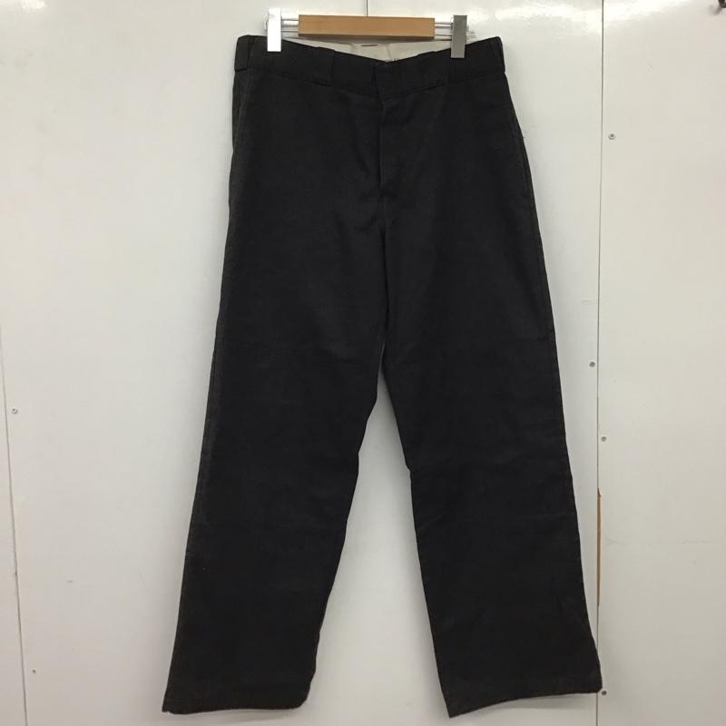 ディッキーズ Dickies パンツ ワークパンツ、ペインターパンツ 32インチ ロゴ、文字 黒 / ブラック / black メンズ USED 古着 中古 10159477