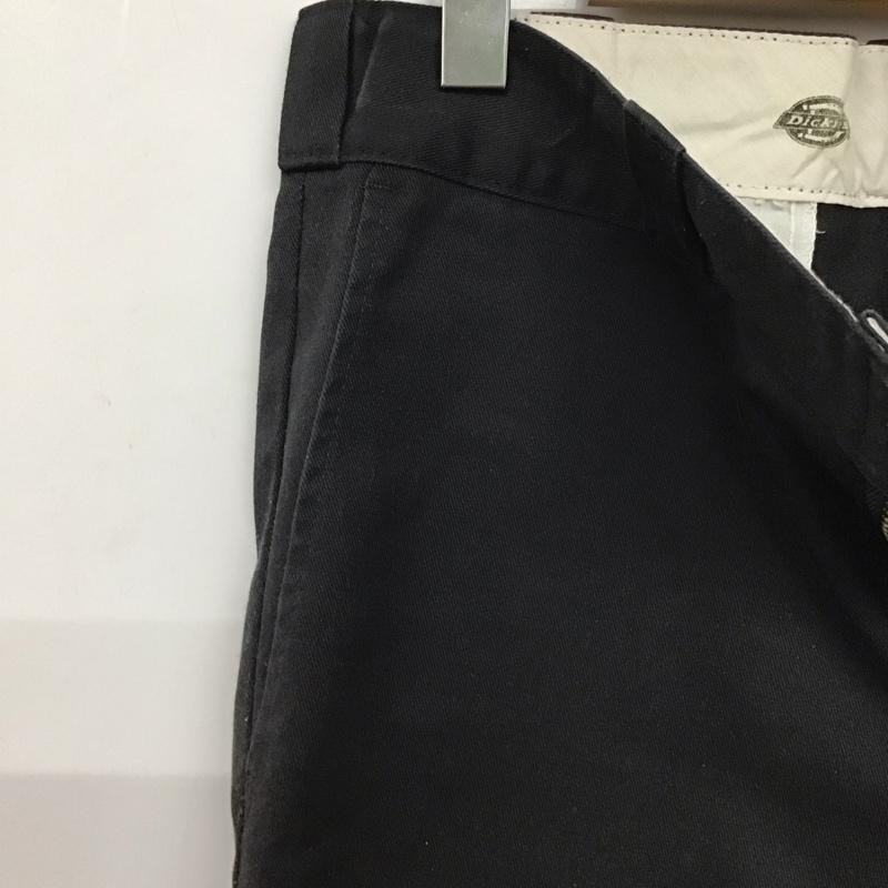 ディッキーズ Dickies パンツ ワークパンツ、ペインターパンツ 32インチ ロゴ、文字 黒 / ブラック / black メンズ USED 古着 中古 10159477