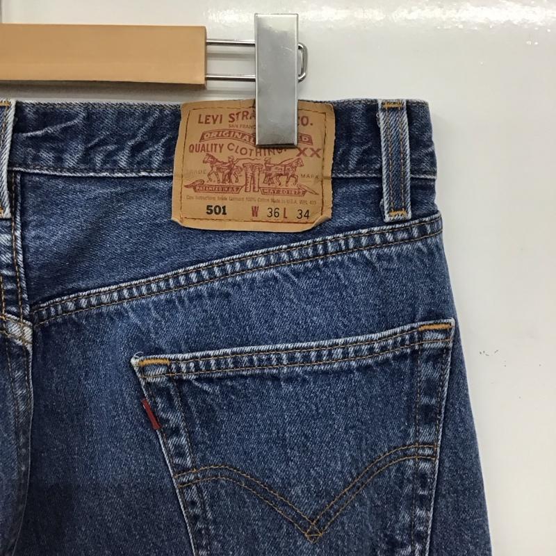 リーバイストラウスアンドコー Levi Strauss & co. パンツ デニム、ジーンズ デニムパンツ ワイドパンツ カジュアルパンツ 36インチ 無地 インディゴ / インディゴ / Indigo メンズ USED 古着 中古 10159479