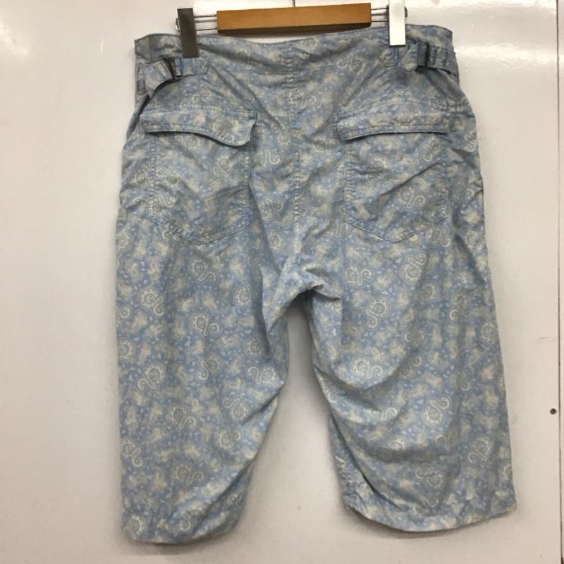 モヒート MOJITO パンツ ショートパンツ ショートパンツ ハーフパンツ カジュアルパンツ L プリント 水色 / ライトブルー / メンズ USED 古着 中古 10159484