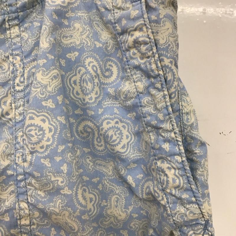モヒート MOJITO パンツ ショートパンツ ショートパンツ ハーフパンツ カジュアルパンツ L プリント 水色 / ライトブルー / メンズ USED 古着 中古 10159484