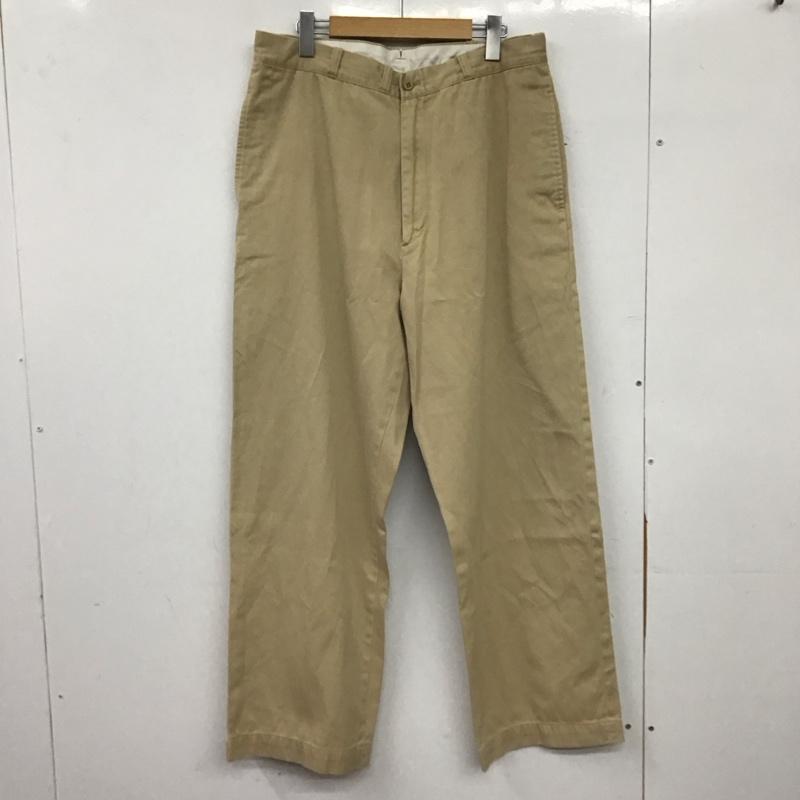 キャプテンサンタ CAPTAINSANTA パンツ チノパン チノパン ワイドパンツ カジュアルパンツ XL 無地 ベージュ / ベージュ / beige メンズ USED 古着 中古 10159486