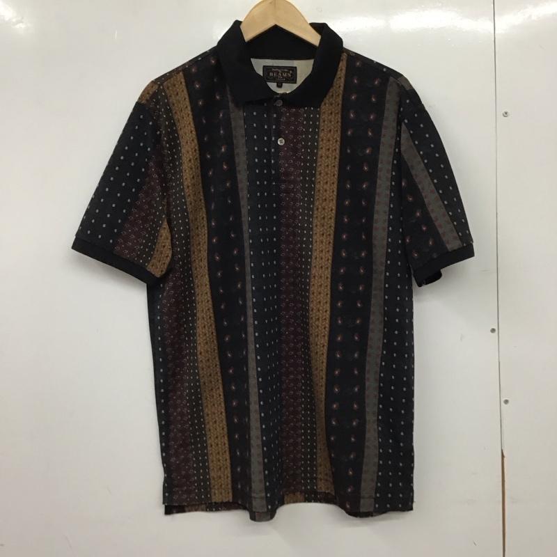 ビームス ジャパン BEAMS JAPAN ポロシャツ 半袖 半袖ポロシャツ カラーシャツ 半袖カットソー XL プリント マルチカラー / マルチカラー / multicolor メンズ USED 古着 中古 10159488