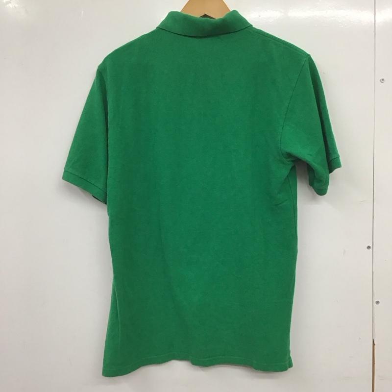 ポロバイラルフローレン Polo by RALPH LAUREN ポロシャツ 半袖 半袖ポロシャツ カラーシャツ 半袖カットソー XL ロゴ、文字 緑 / グリーン / green メンズ USED 古着 中古 10159489