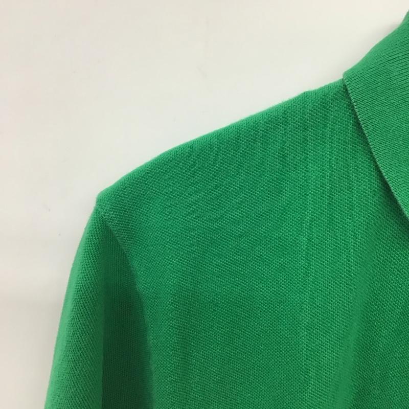 ポロバイラルフローレン Polo by RALPH LAUREN ポロシャツ 半袖 半袖ポロシャツ カラーシャツ 半袖カットソー XL ロゴ、文字 緑 / グリーン / green メンズ USED 古着 中古 10159489